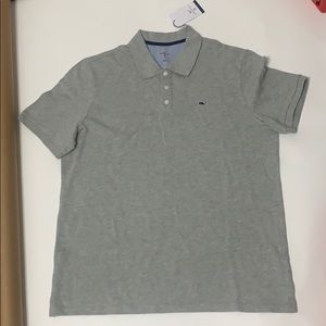 *Vineyard Vines Grey Polo - Large